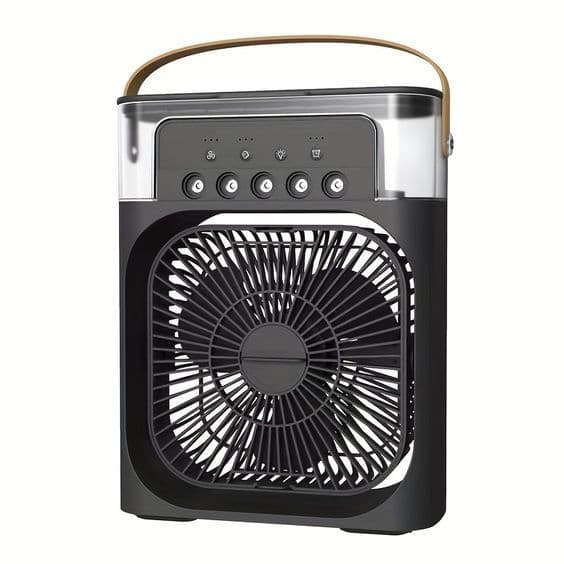 Ventilador de mesa USB/ Umidificador LED