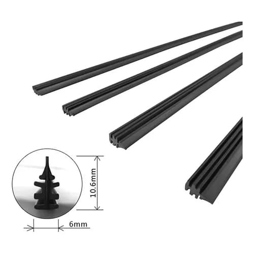 2 Refil Silicone Palheta Automotivo 28” universal