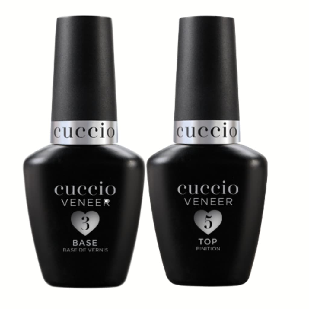 Kit Passo 3 e 5 Cuccio Veener 13ml (Base + Top Coat)