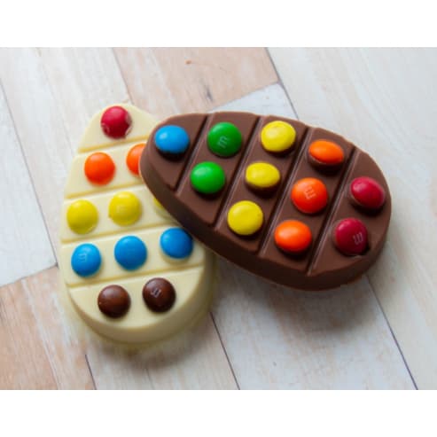 FORMA OVO TABLETE POP IT P - Forma BWB com Silicone (3 partes) para Chocolates - Forma Silicone Ovo Páscoa