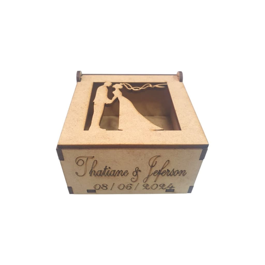 Kit 36 Caixinhas Casal Noivos Casamento Lembrancinha Em Mdf
