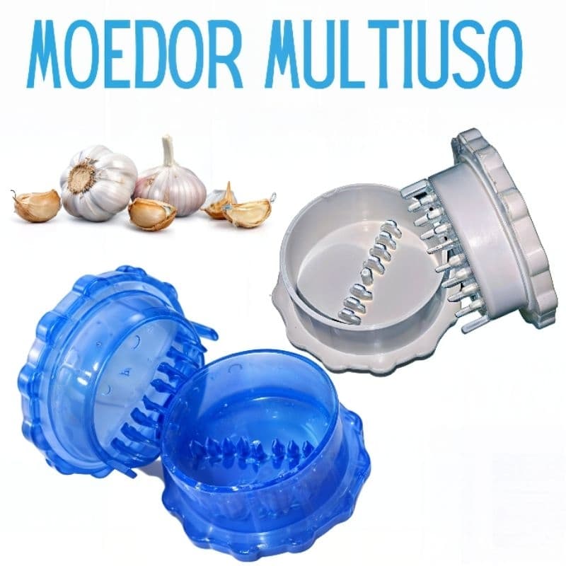 kit 02 Triturador manual de alho 8cm.