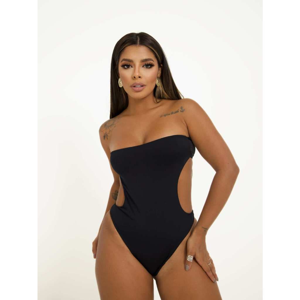 Body Feminino Bori Tomara Caia Ombro Sem Manga Busto à Mostra Recorte Cintura Vazado Barriga Gringa Estilosa Pinterest