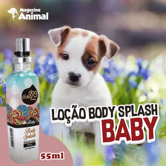 Perfume Body splash para Cachorro Baby 55ml Dog Clean