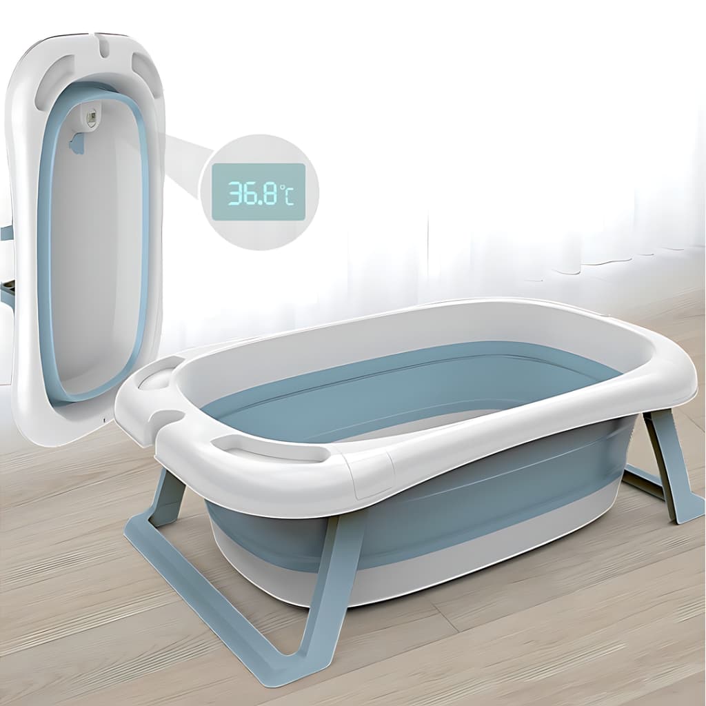 Banheira Para Bebê Azul Com Garantia De Qualidade Tibaby