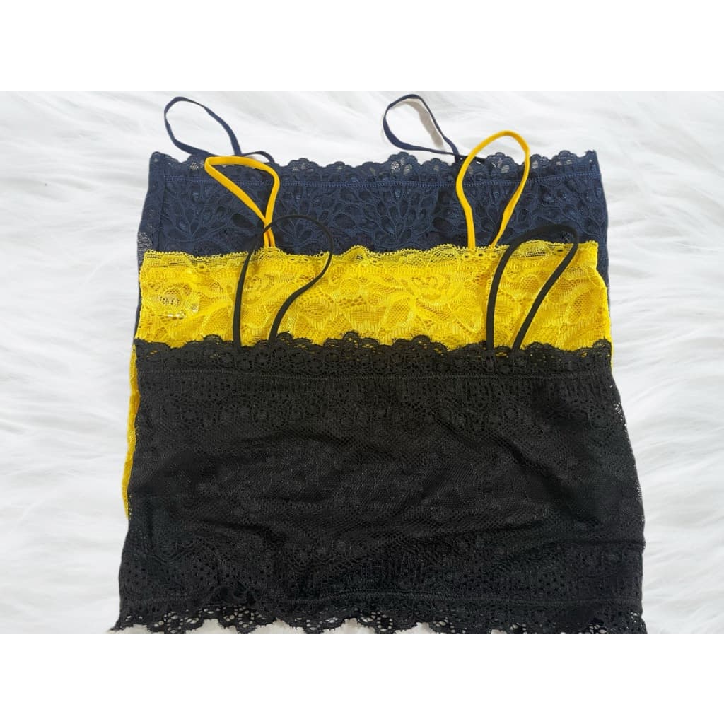 Kit 3  Top Faixa Com Bojo Com Três Sutias Sutian Soutien Tomara Que Caia Cropped - 0208
