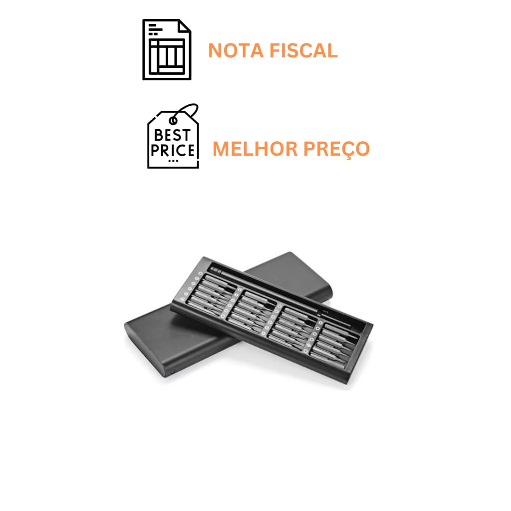 Chave de fenda manual 25 em 1 com cabeça de sucção magnética Ferramenta de reparo Cortador 25 em 1