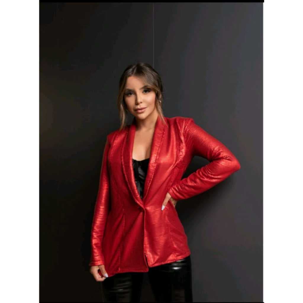 BLAZER LONGO DE PAITE CHIA