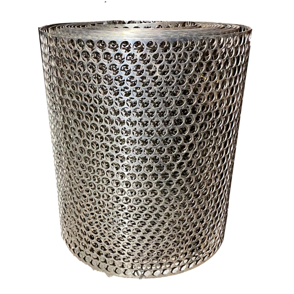 Tela moeda Aço inox 60cm REFORÇADA 2,50mm ESPESSURA (40cm a 1 Metro)