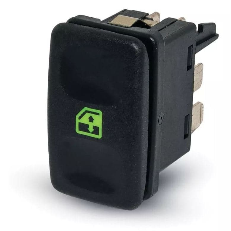 Botão Vidro Elétrico Gol Quadrado Parati Voyage Saveiro Bx 6 pinos