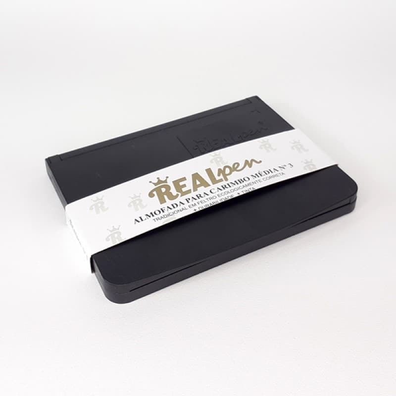 Almofada para carimbo carimbeira nº 3 -  Real Pen - Diversas Cores