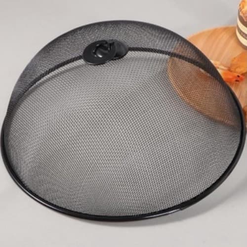 Protetor Tela Mosquiteiro de Alimentos 30/35cm Preto - Em Casa Tem