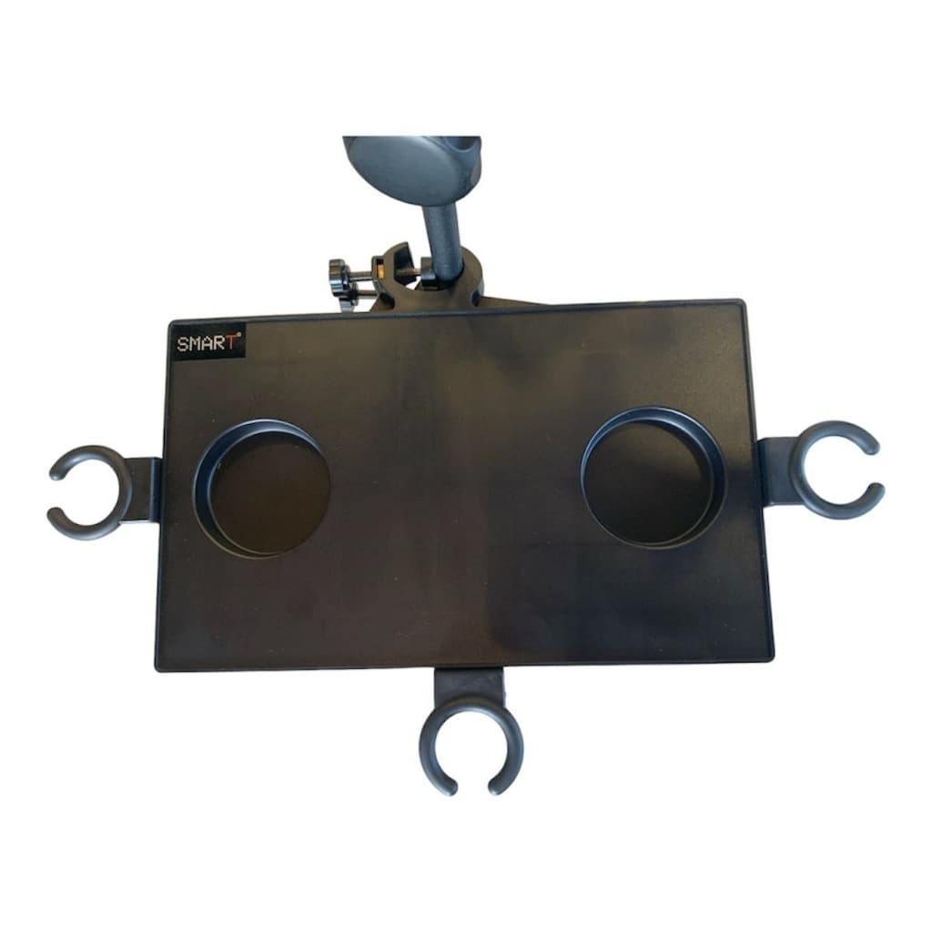 Clamp Bandeja Mesa Descanso Microfone Para Pedestal Smart