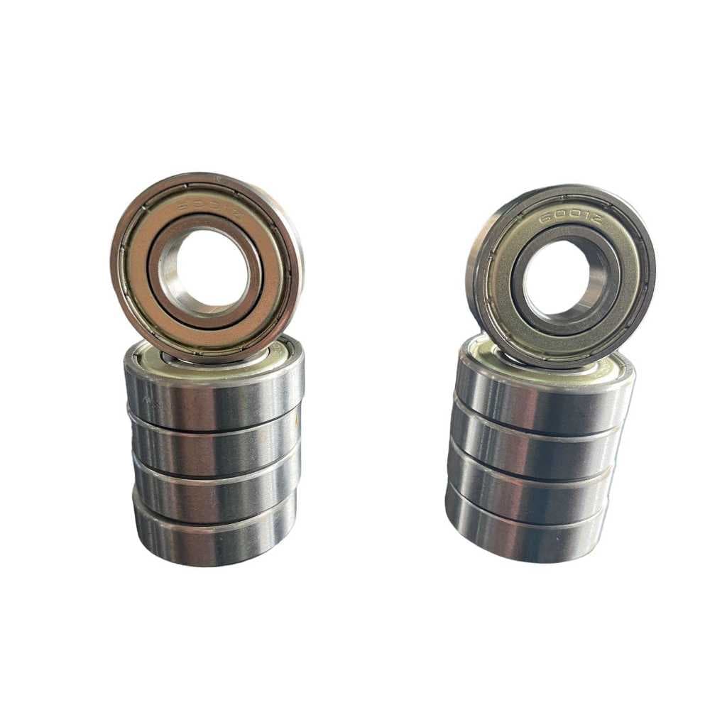 Kit 10 Rolamentos 6001 ZZ (12 x 28 x 8)