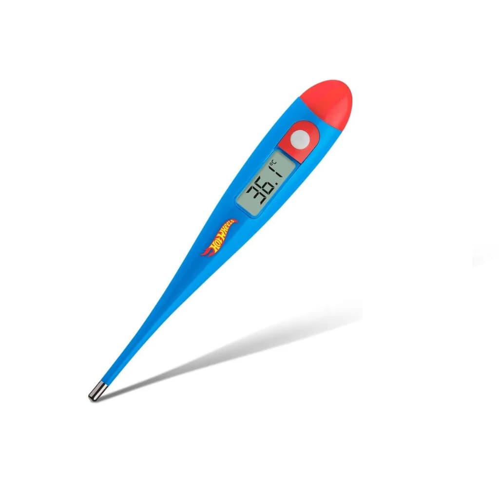 Termômetro Digital Infantil  Hot Wheels Prova D'Agua Desligamento Automático Multilaser HC203