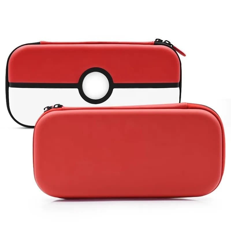 Estojo Nintendo Switch Armazenamento Case Capa Bag Proteção - Pokémon Vermelho Branco