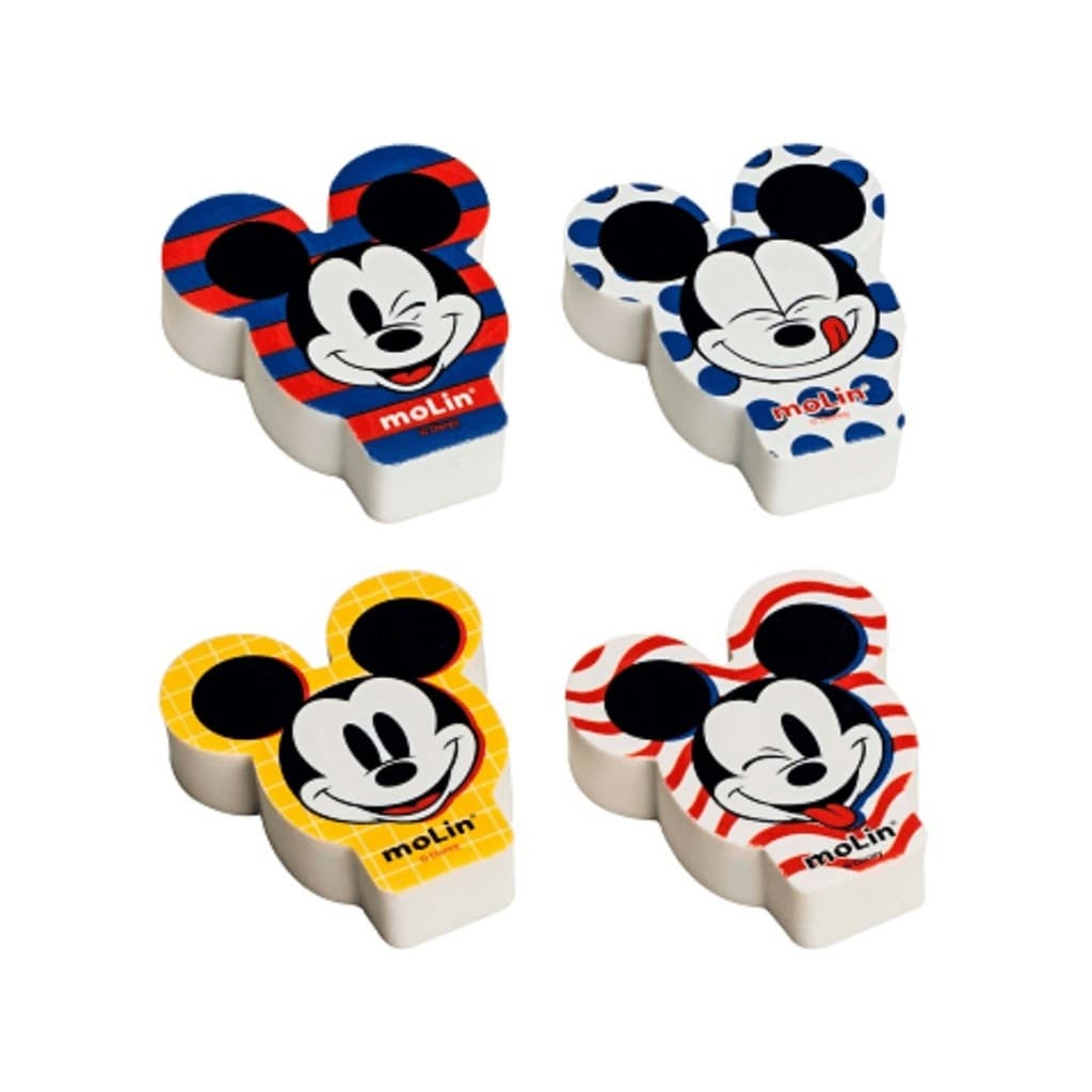 Borracha Molin Patrulha Canina, Mickey Mouse e Minnie Mouse - CONJUNTO E UNIDADE