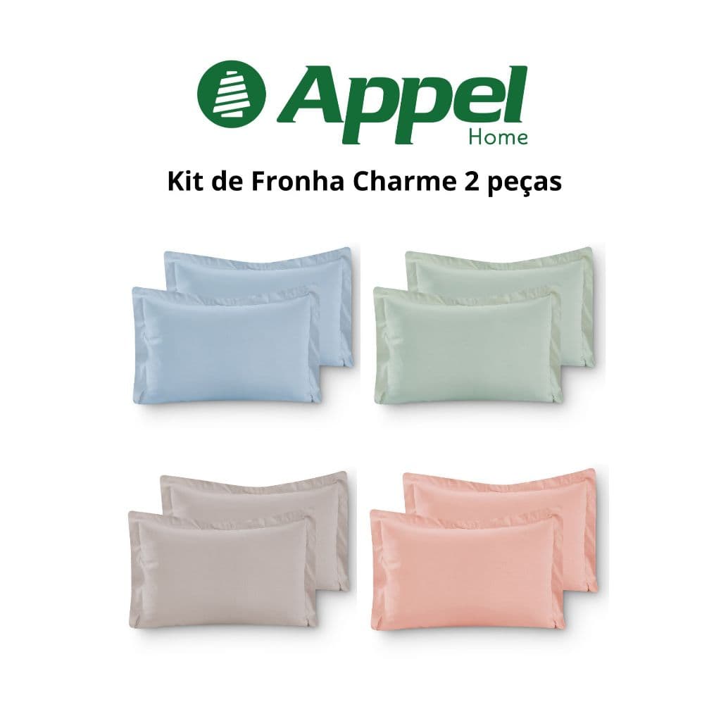 Kit de Fronha 2 Peças Charme - Appel
