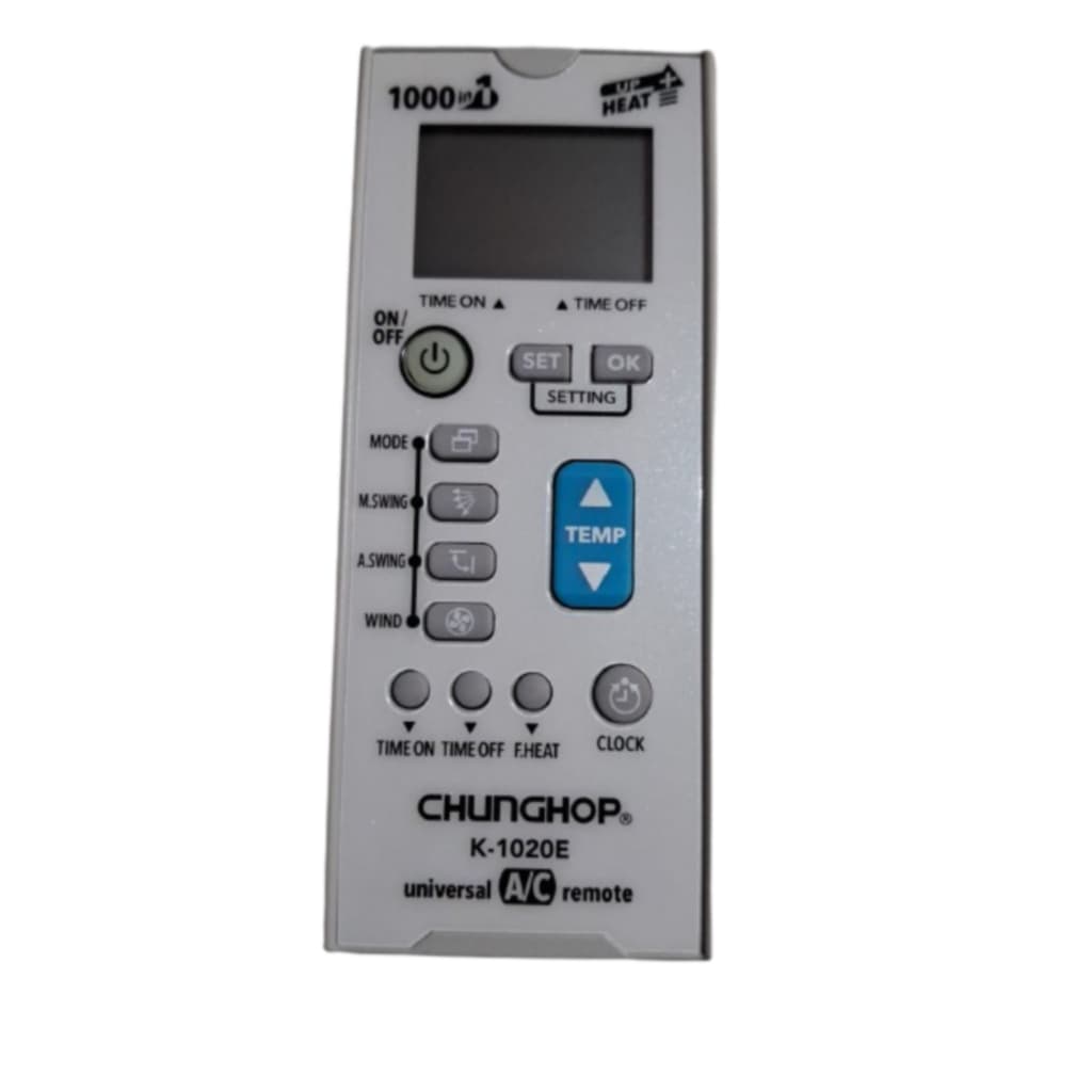 CONTROLE REMOTO UNIVERSAL PARA AR CONDICIONADO