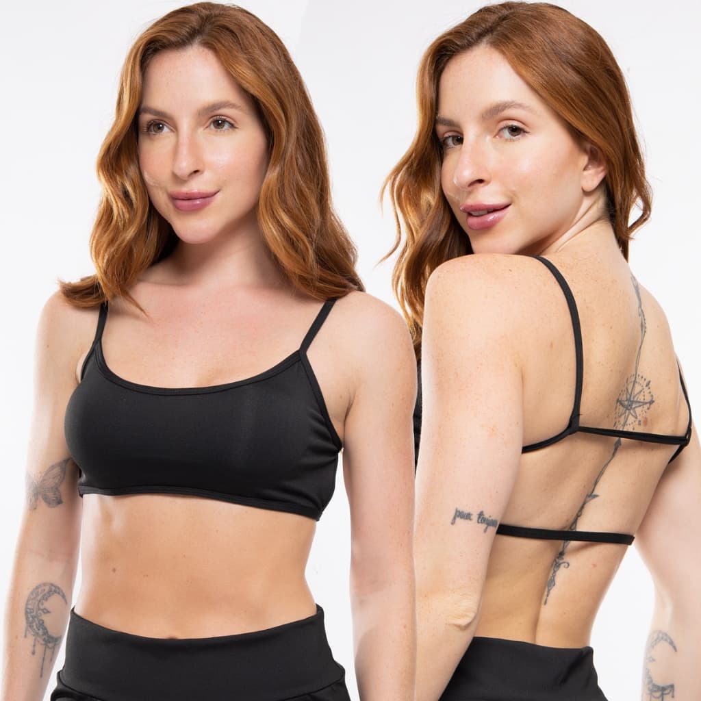 Top Cropped Costa Nua Feminina Faixa Fitness Alcinha Sem Bojo Moda Gringa Blogueira Verão 124