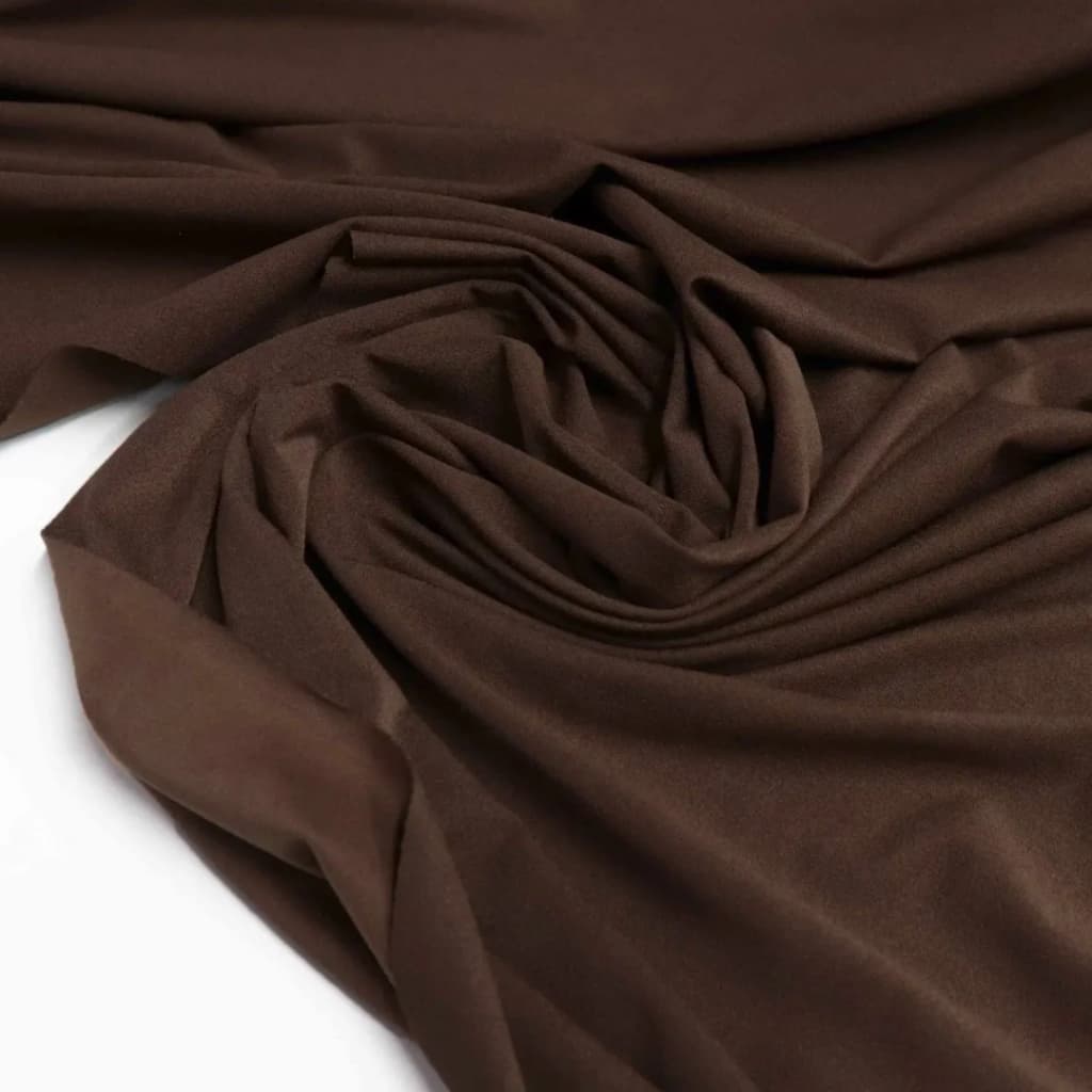 Tecido Suede Veludo Para Estofados e Almofadas - Marrom Liso - 1,40m largura-2 metros tamanho