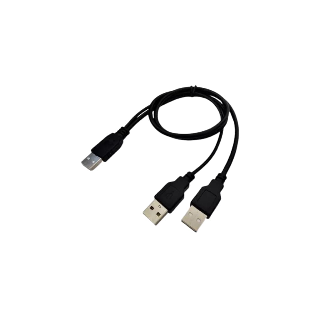 Cabo Y Usb 2.0hd Externo 1 Usb Macho + 2 Usb A Macho 70+20cm [ CODIGO 905 ]