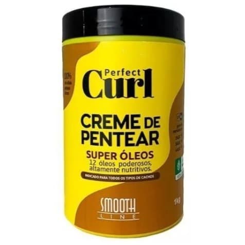 Creme De Pentear Super Óleos Smooth Line - Cachos - 1kg