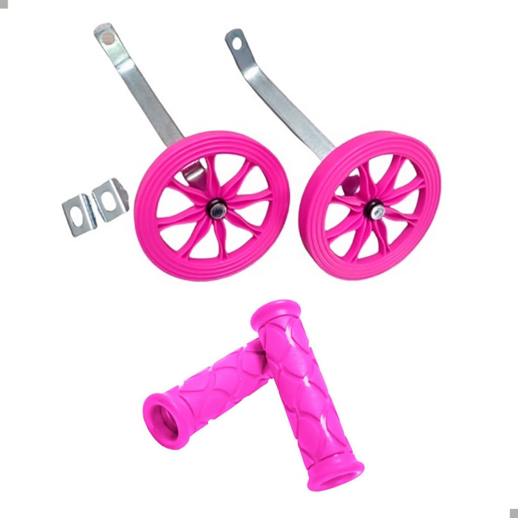 Rodinha Lateral Infantil Wester Aro 16 + Manopla Adventure Cores