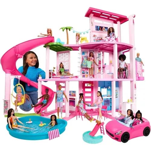 Casa da Barbie Com Elevador Dreamhouse Pool Party Doll House