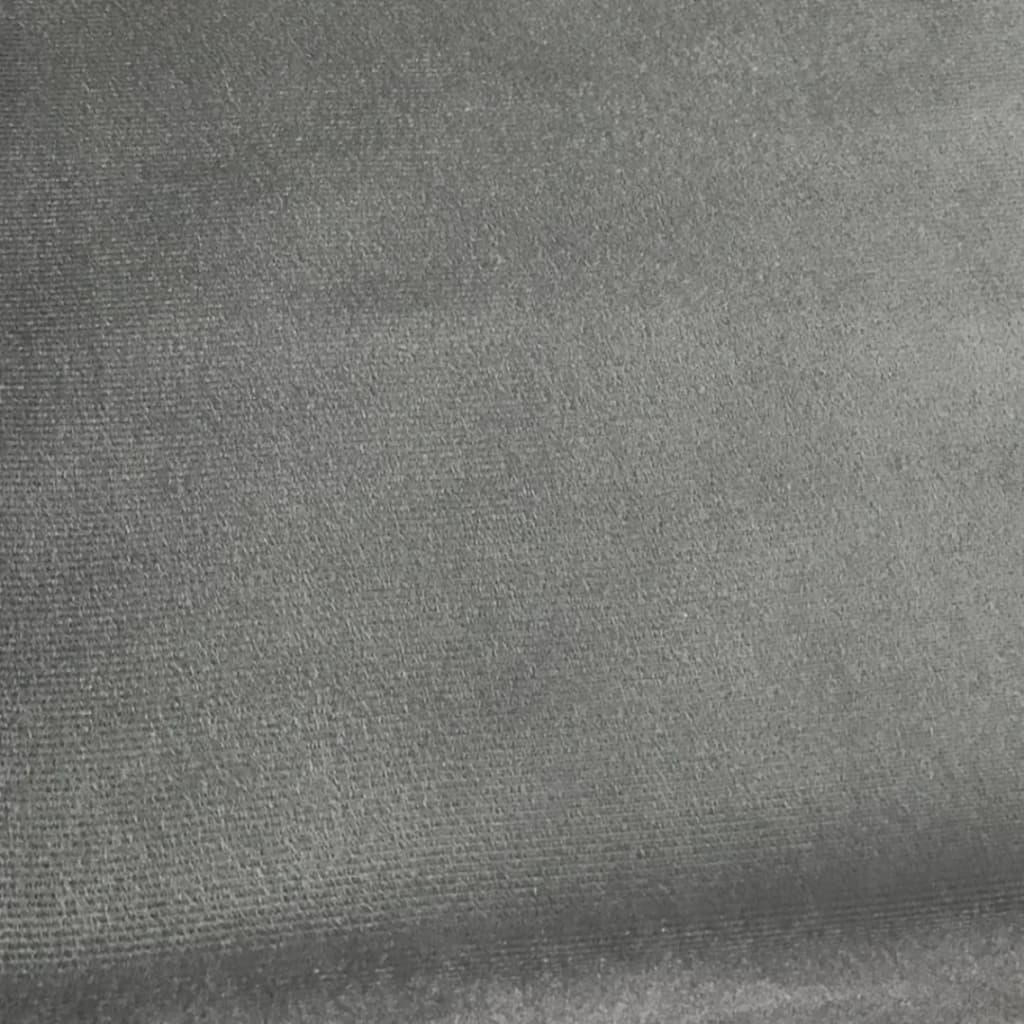Tecido Suede Veludo Para Estofados e Almofadas - Cinza Liso - 1,40m largura