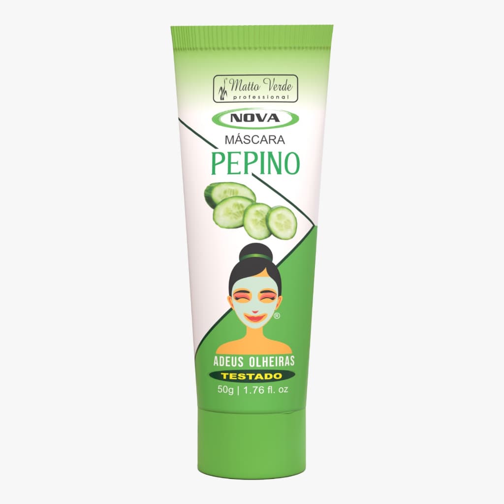 Máscara Pepino Adeus Olheira Matto Verde 50g
