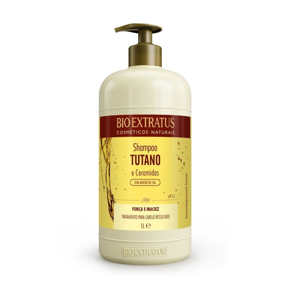 Shampoo Tutano,Ceramidas e Karité Bio Extratusz 1 Litro/Cabelos Secos ou Ressecados