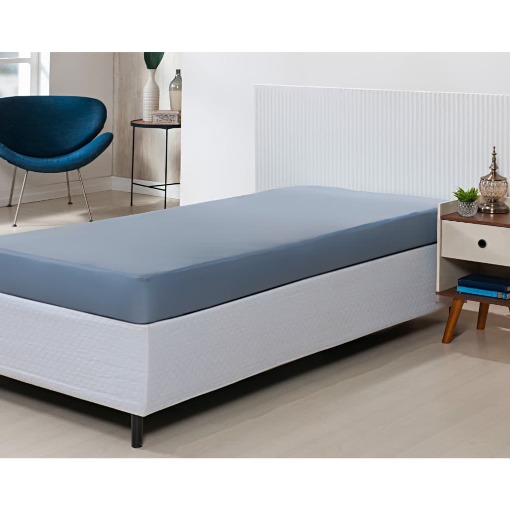 Protetor de Colchão Liso Cama Casal Queen King Impermeável - Varias Cores