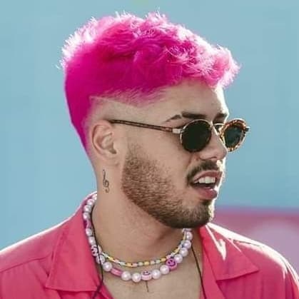 1 Peça joias Colar de Pérola masculino Smile Rosa Cordão de Perola Zé Felipe Miçanga Sorrisos Rosé