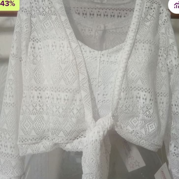 Kit Top Renda Arrastão Aione Modas