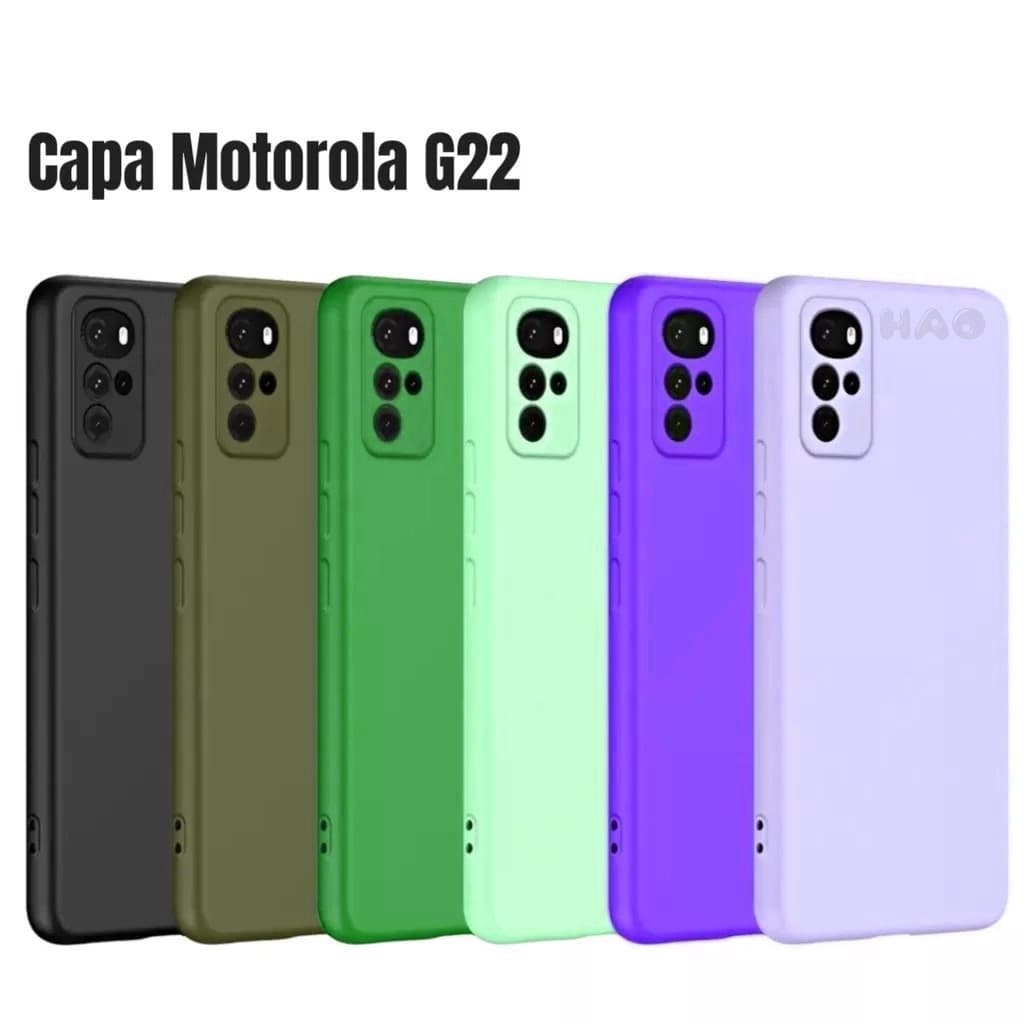Case Capa Capinha  Silicone Para Celular Motorola Moto G22  Silicone