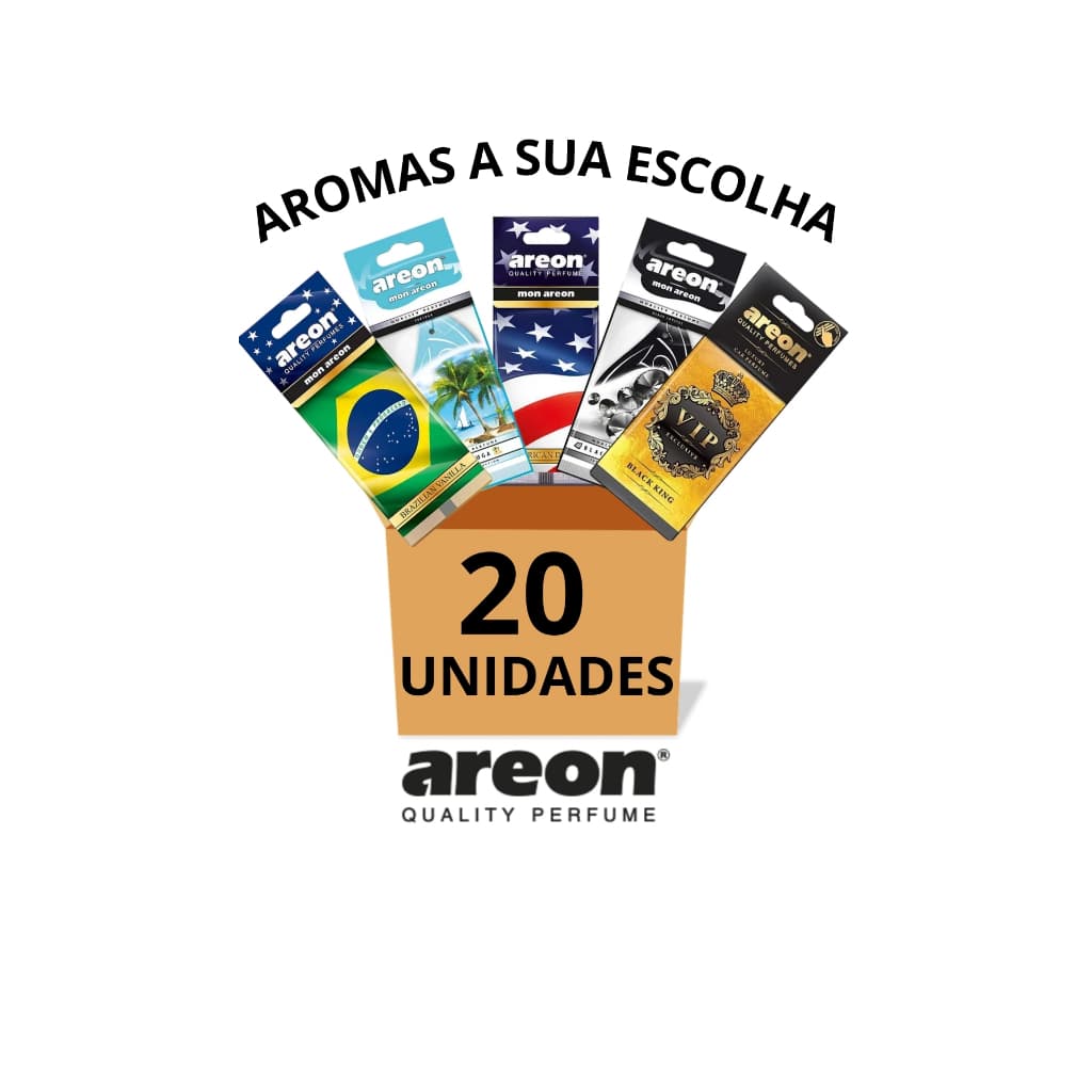 20 Aromatizantes Areon - aromas a sua escolha