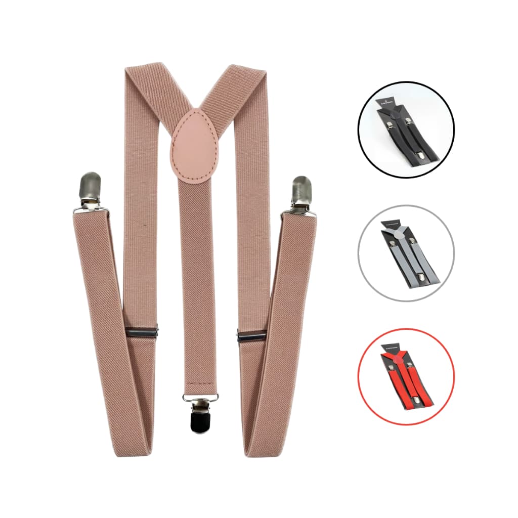 Suspensório Adulto Masculino E Feminino Largo 2,5cm - Várias Cores