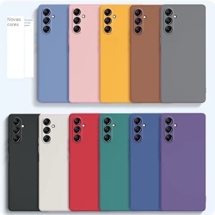 Capinha Capa Samsung A14/A34/A54/A15 silicone case Aveludada