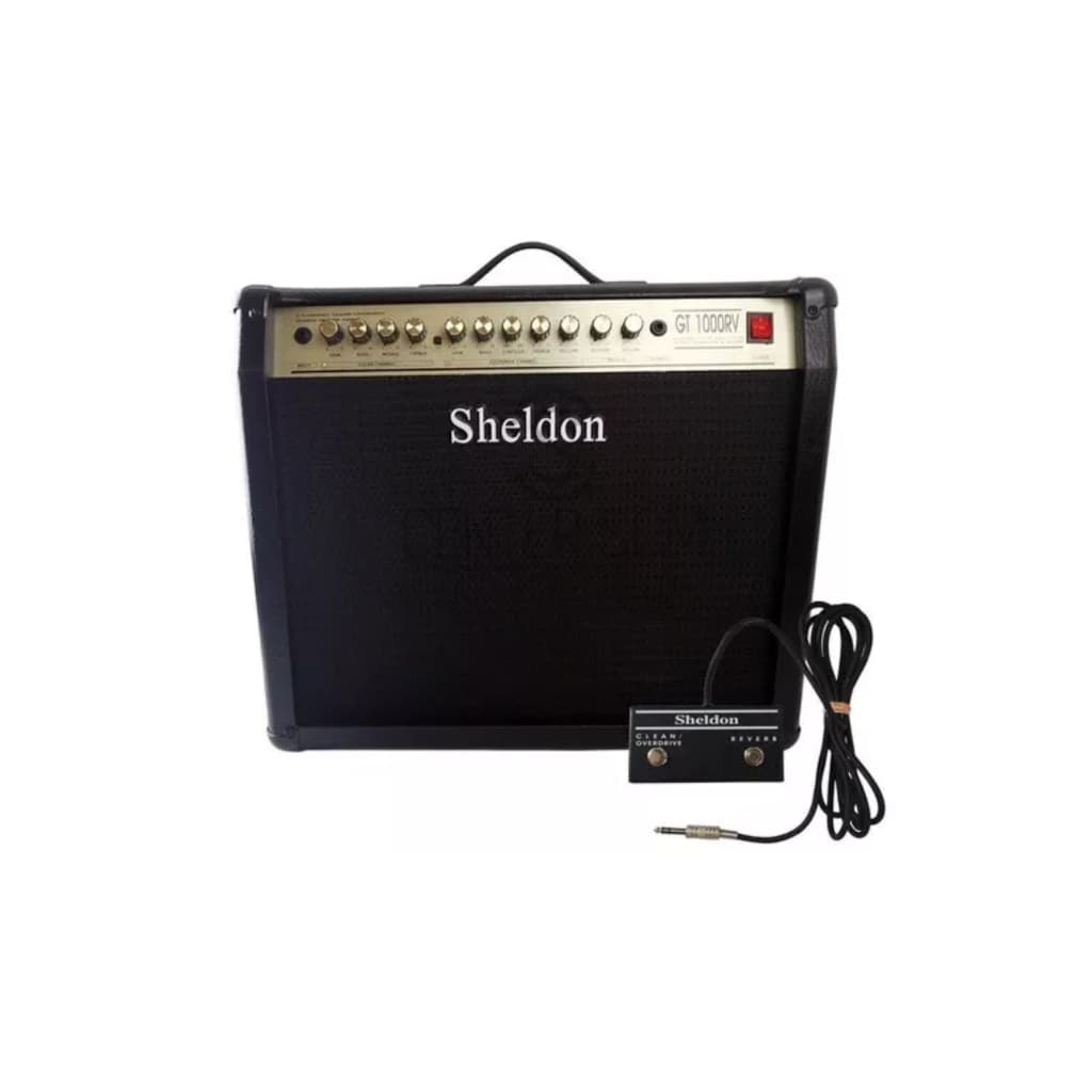 Cubo P/ Guitarra 100 Wrms Sheldon Gt1000rv Guittar Style Cor Preto 110v/220v