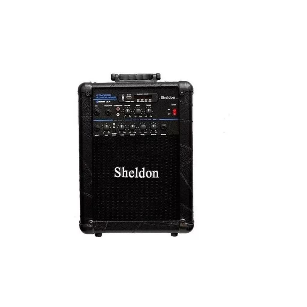 Amplificador Para Guitarra Sheldon Gtm5000 Multiuso 25w Nf-e Cor Preto 110v/220v