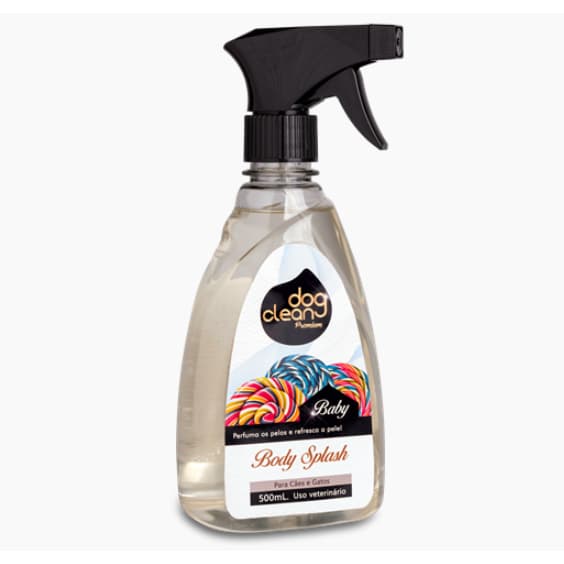 Perfume Dog Clean Body Splash Baby 500 ml para cães e gatos