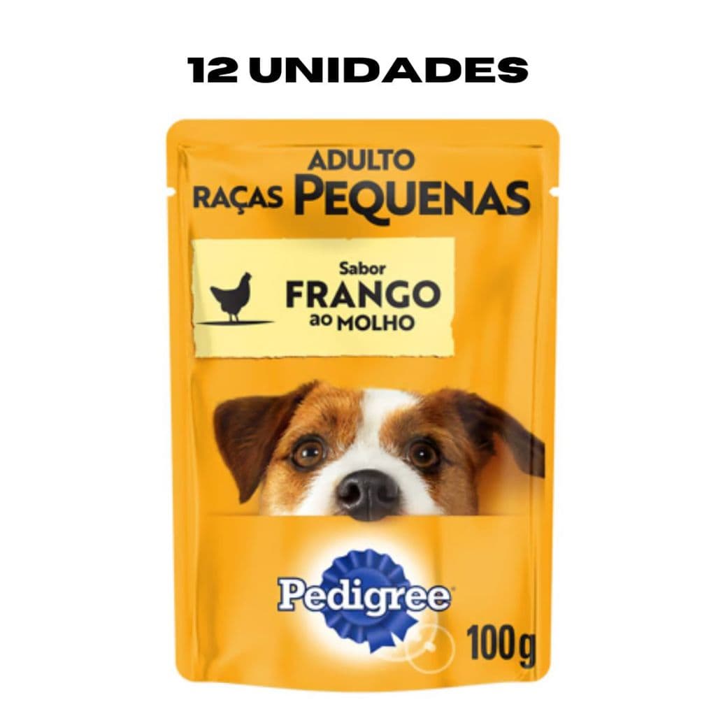 Pedigree Sache Frango ao Molho 100gr Para Cães - Kit com 12 Unidades