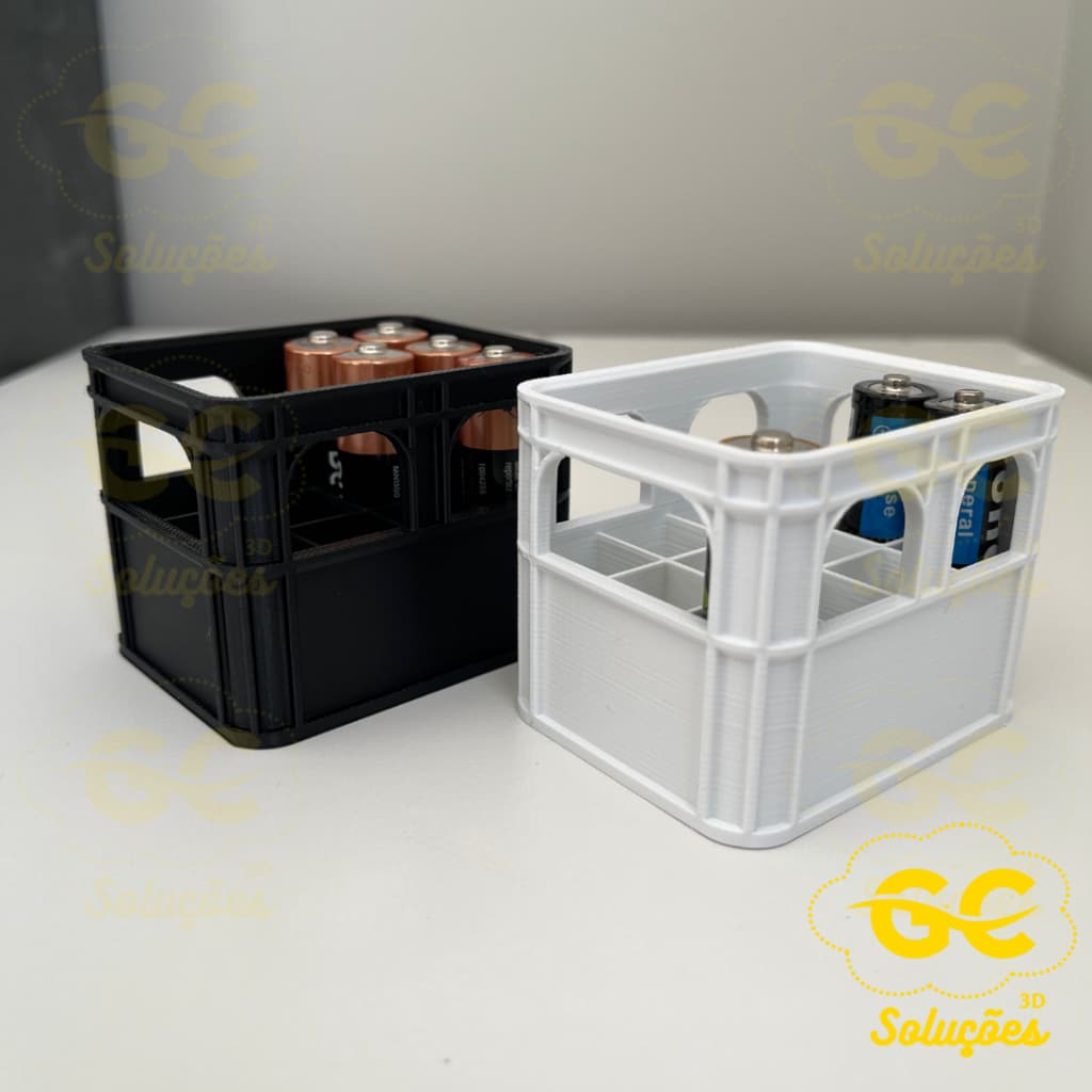 Suporte Organizador de Pilhas AA Modelo Engradado