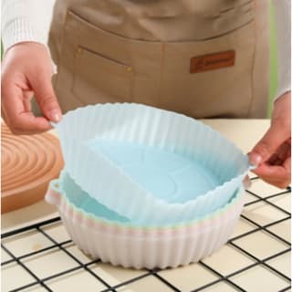 Forma Silicone Pra Fritadeira Air Fryer Com Alça