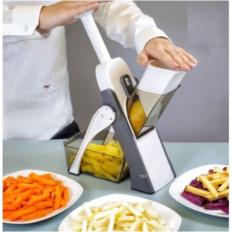 Ralador Fatiador De Alimentos Multiuso 3 Em 1 Verduras Legumes Queijo Top Multifuncional
