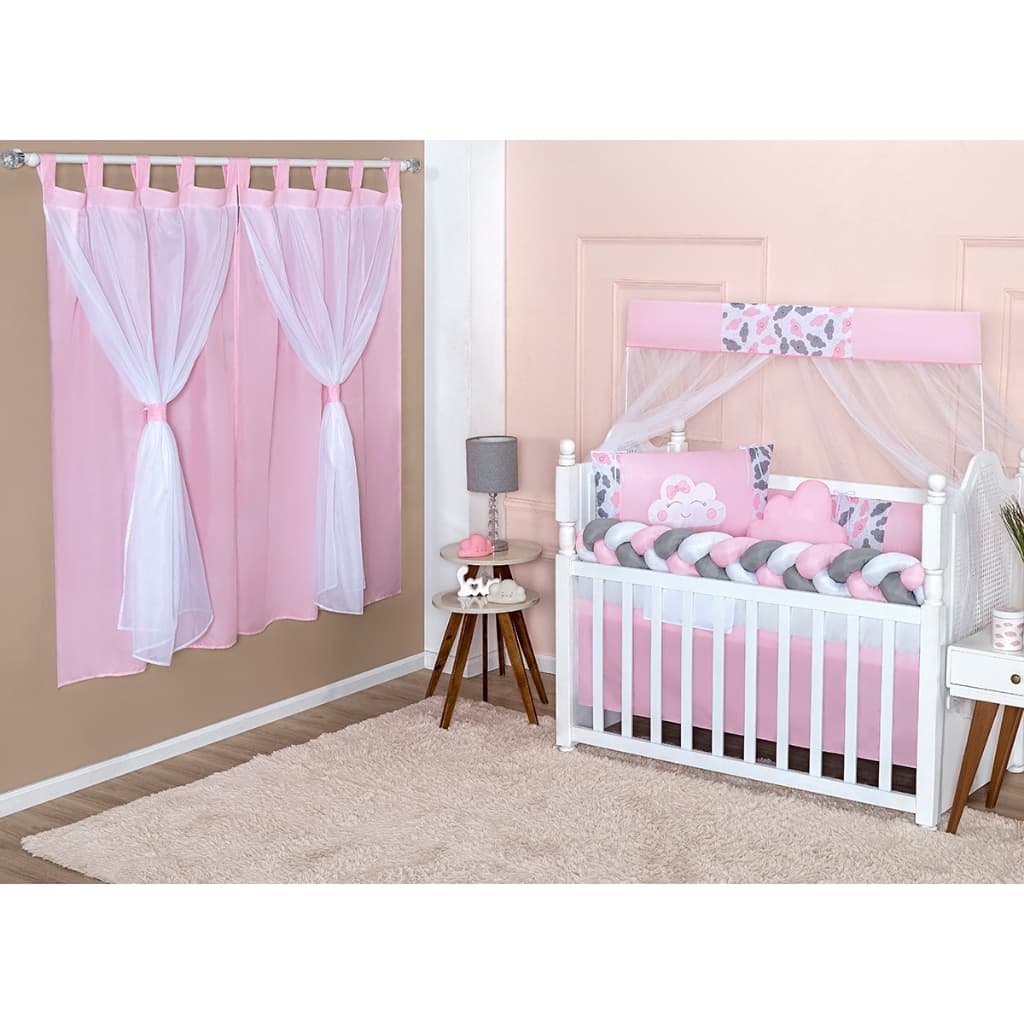 KIT DE BERÇO 11 PEÇAS NUVEM MENINO E MENINA