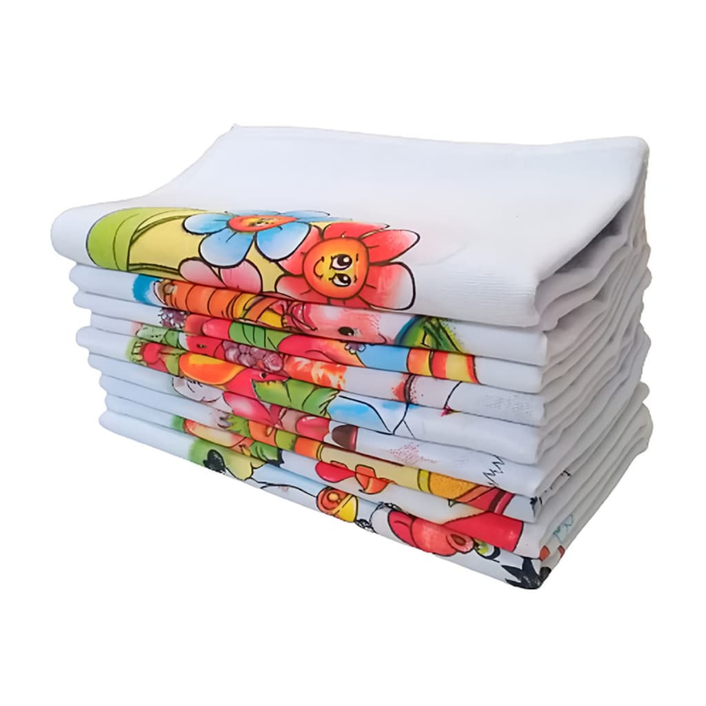 Kit 30 Panos de Prato Estampados 48cm x 68cm - 30.PRATO