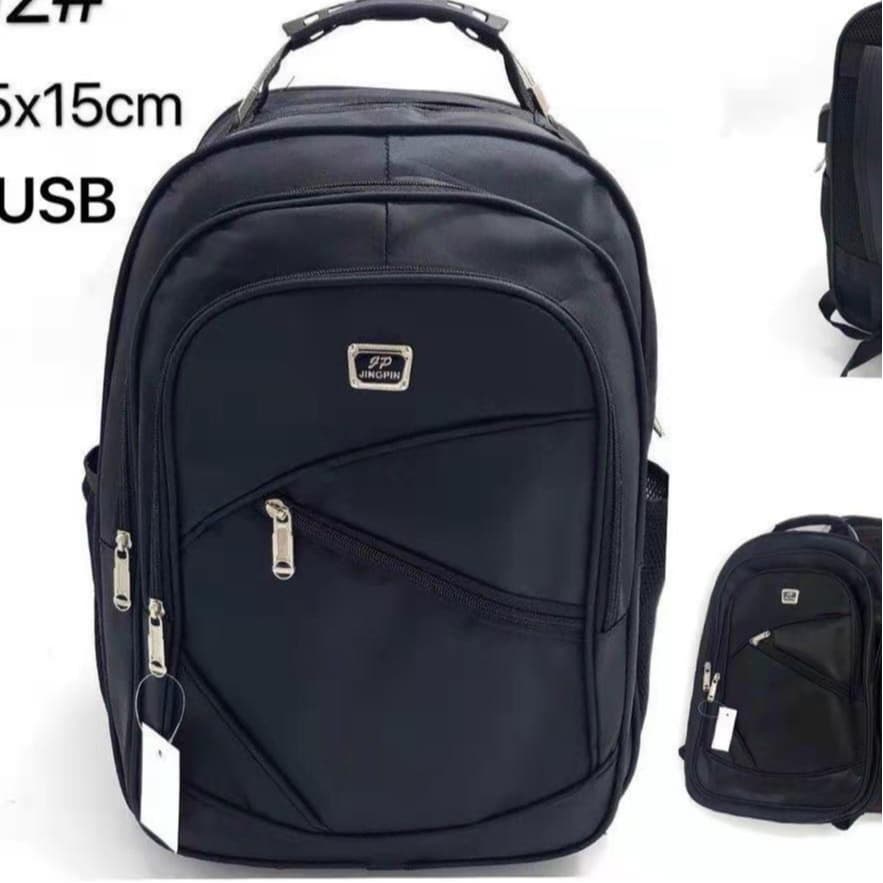 Mochila Escolar Sport (200923/200921) Resistente com compartimento Notebook 16" CABO DE AÇO Saida USB E FONE