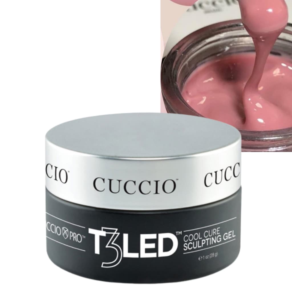 Gel T3 Controlled Opaque Nude Pink Led Uv  28g - Cuccio